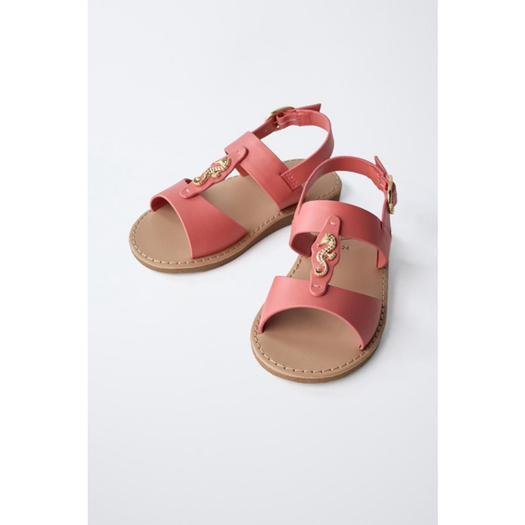 Zara Other - Zara Baby Detail Sandals Size 8US 24 EU